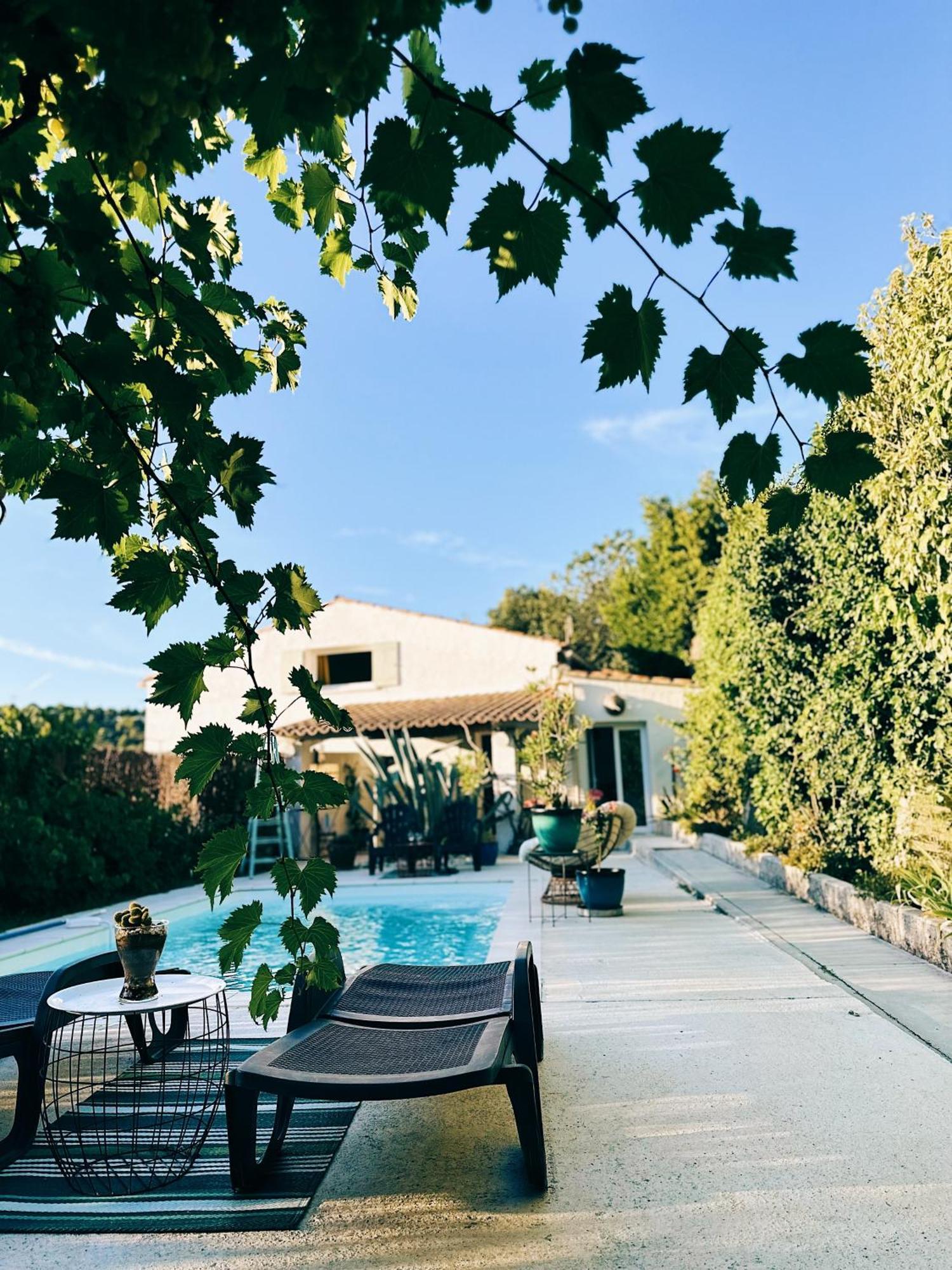 Cabanon Aloe Avec Piscine Chauffee & Bain Nordique Villa Veaux Exteriör bild